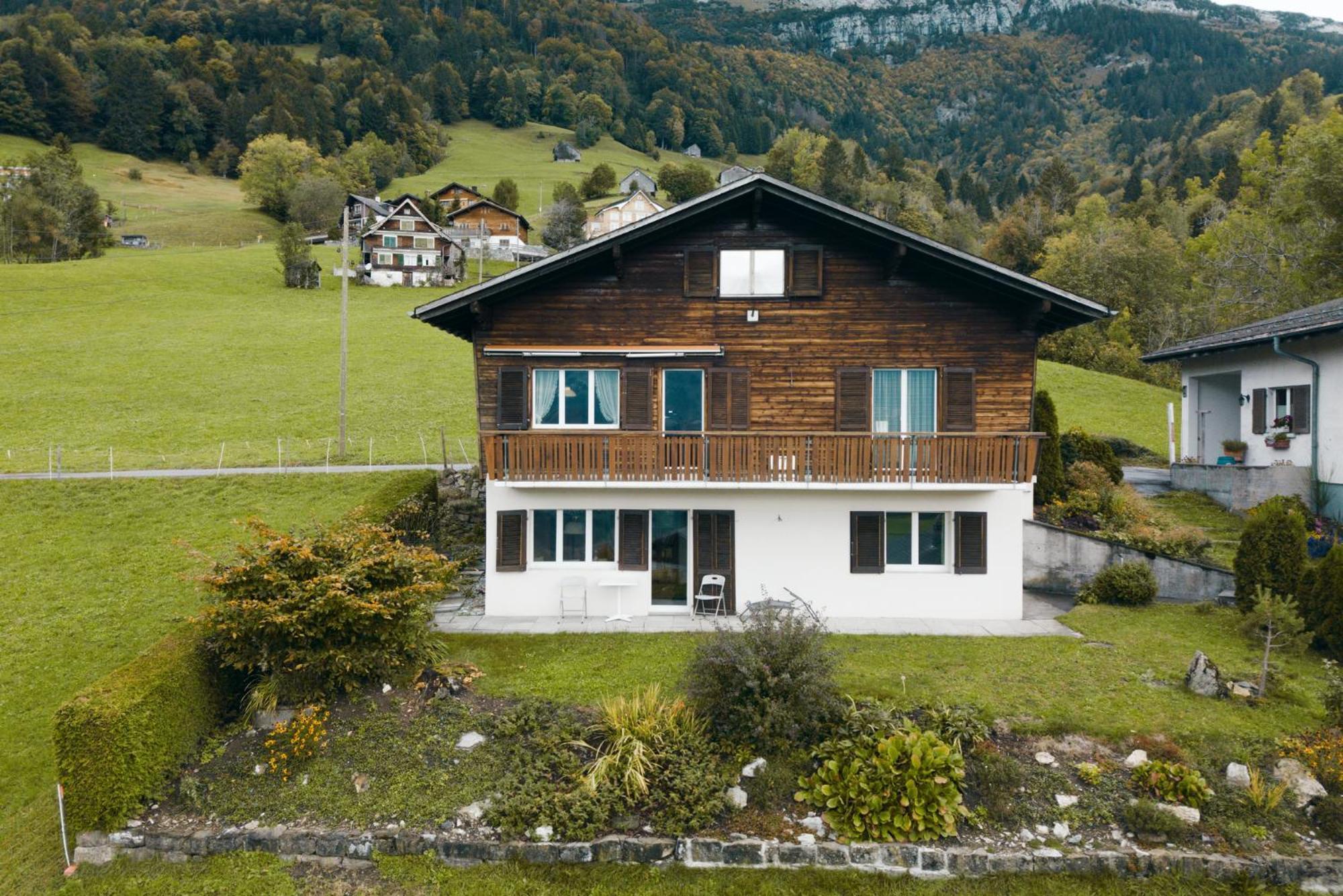 Chalet Biodola Amden Esterno foto